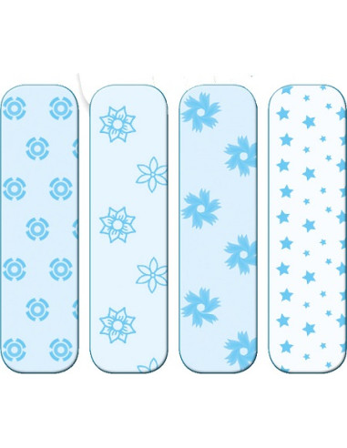 PAPEL SCRAPBOOKING ESTAMPADO AZUL 24...