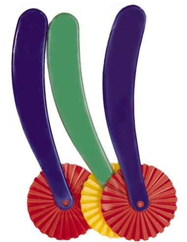 CORTADOR PLASTILINA DENTADO 3 uds