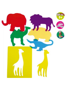 PLANTILLA ANIMALES ZOO...