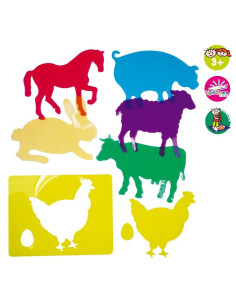 PLANTILLA ANIMALES GRANJA...