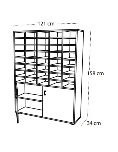 ARMARIO CON CASILLERO 2