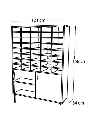 ARMARIO CON CASILLERO