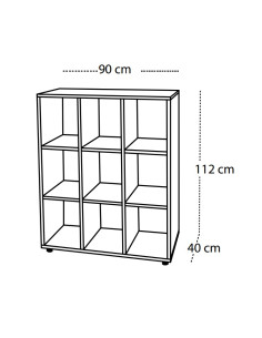 ESTANTERIA 9 CASILLAS 2