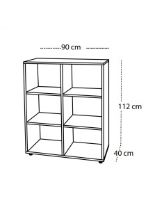 MUEBLE ABIERTO 6 CASILLAS 2