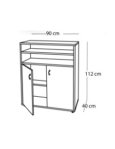 ARMARIO Y ESTANTERIA SUPERIOR 2