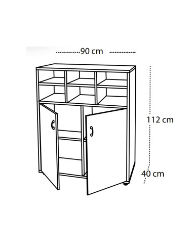 ARMARIO CON CASILLERO