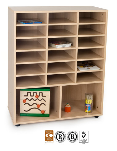 MUEBLE CASILLERO 2 CASILLAS