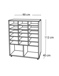 MUEBLE CASILLERO 2 CASILLAS 2