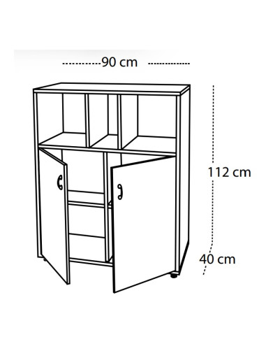 ARMARIO CON CUBETERO