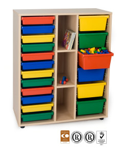 MUEBLE CUBETERO Y ESTANTE