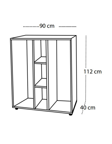 MUEBLE CUBETERO Y ESTANTE