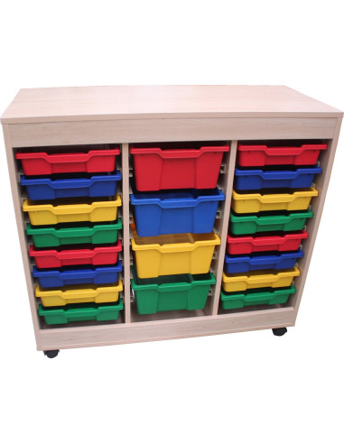 Cubetero doble acceso 3 columna