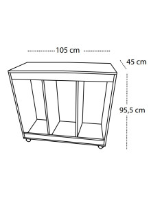 Cubetero doble acceso 3... 2