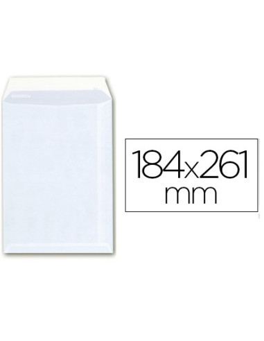 BOLSAS BLANCAS 184 x 261 mm. Caja 250...
