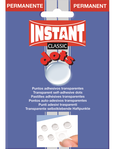 ADHESIVO INSTANT PUNTOS DOTS PERMANENTES
