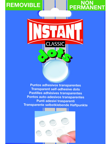 ADHESIVO INSTANT PUNTOS DOTS REMOVIBLES