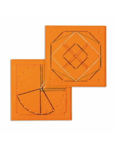 GEOPLANOS COLOR MINILAND 6 PIEZAS