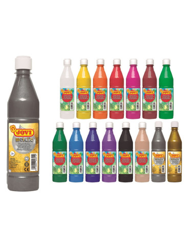 TÉMPERA LIQUIDA JOVI 500 ml PLATA...