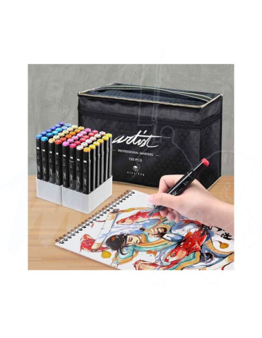 ROTULADOR GAMA ARTIST 120 COLORES