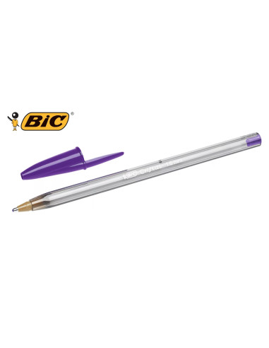 BOLIGRAFO BIC CRISTAL FUN LILA