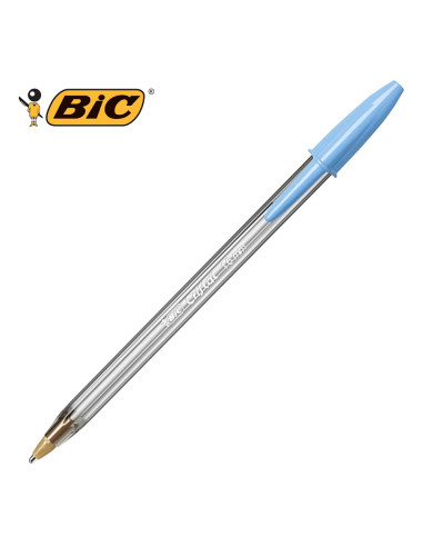BOLIGRAFO BIC CRISTAL FUN AZUL TURQUESA