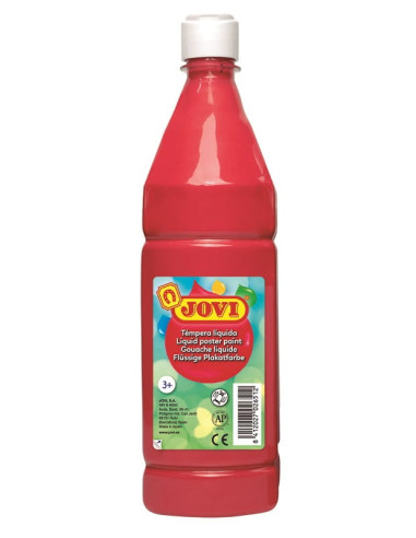 TÉMPERA LIQUIDA JOVI 1.000 ml ROJA