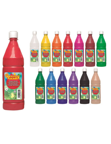 TÉMPERA LIQUIDA JOVI 1.000 ml ROJA