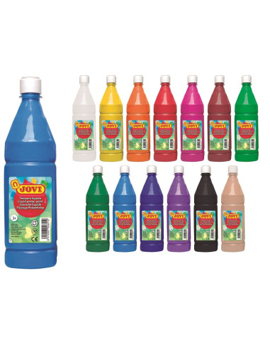 TÉMPERA LIQUIDA JOVI 1.000 ml AZUL CYAN