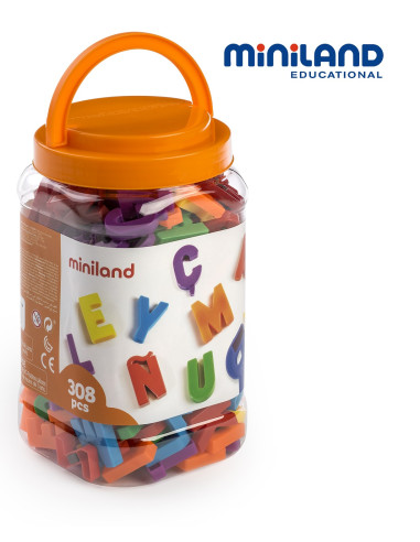 LETRAS MAGNÉTICAS MAYÚSCULAS 308 pzs...