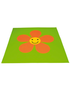 TAPETE FLOR 130 x 130 x 3 cm.