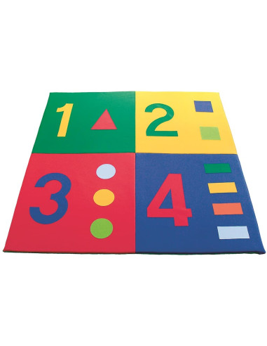 TAPETE NÚMEROS 150 x 150 x 3 cm.