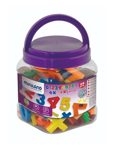 NÚMEROS MAGNÉTICOS MINILAND 162 PIEZAS