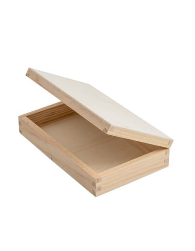 CAJA MADERA DECORAR 23 X 14 X 5 CM.