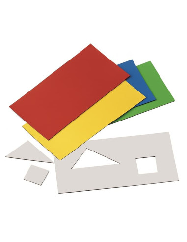 BOLSA 5 LÁMINAS IMANTADAS 10 X 20 CM.