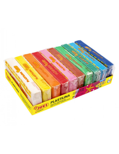 PLASTILINA JOVI 150 g 10 colores...