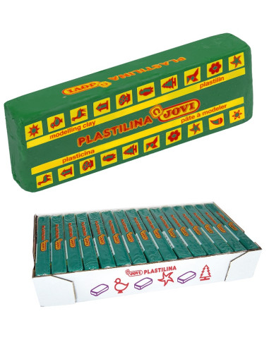 PLASTILINA JOVI 150 g VERDE OSCURO 15...