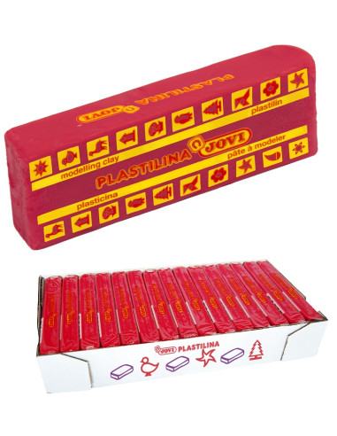 PLASTILINA JOVI 150 g RUBÍ 15 uds