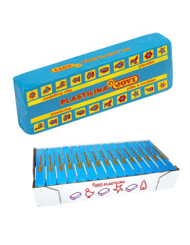 PLASTILINA JOVI 150 g AZUL CLARO 15 uds