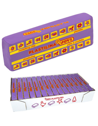 PLASTILINA JOVI 150 g LILA 15 uds