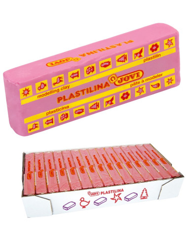 PLASTILINA JOVI 150 g ROSA 15 uds