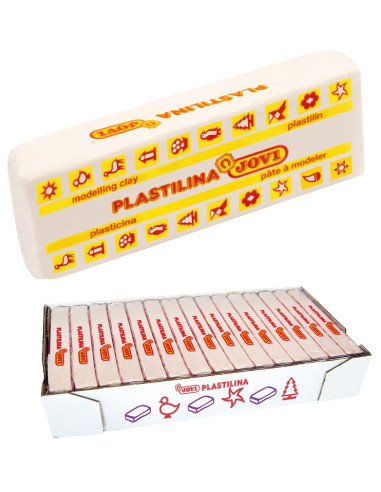 PLASTILINA JOVI 150 g BLANCA 15 uds