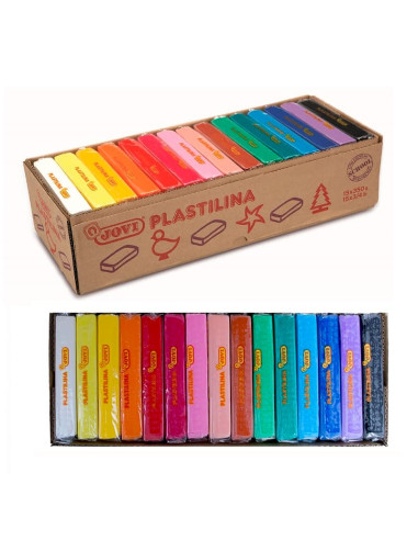 PLASTILINA JOVI 350 g 15 colores...