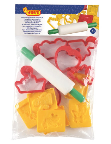 MOLDES JOVI RODILLO + 12 moldes