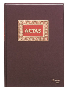 LIBRO DOHE ACTAS Fº