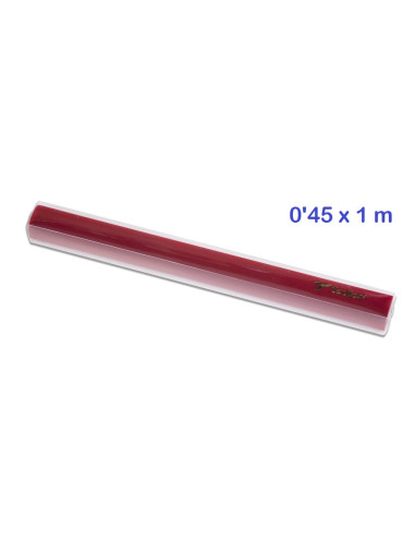 FLOCADO ADHESIVO 0.45x1 m ROJO