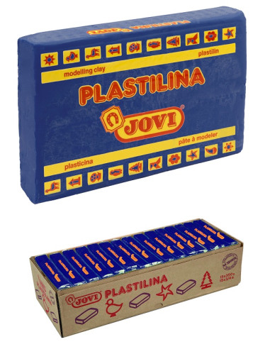 PLASTILINA JOVI 350 g AZUL OSCURO 15 uds