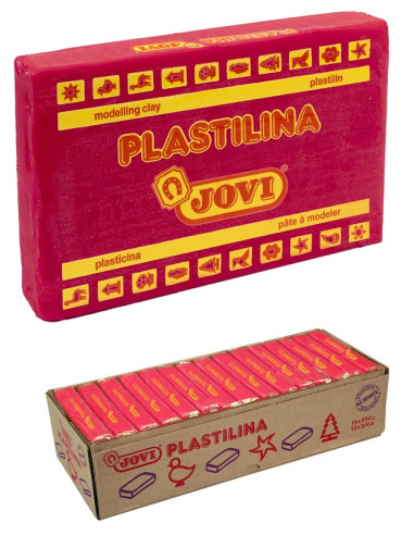 PLASTILINA JOVI 350 g RUBÍ 15 uds