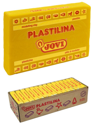PLASTILINA JOVI 350 g AMARILLA 15 uds