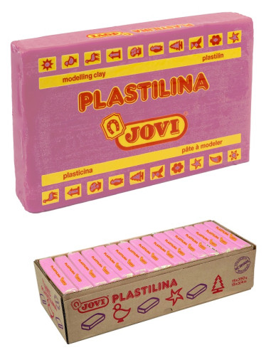 PLASTILINA JOVI 350 g ROSA 15 uds