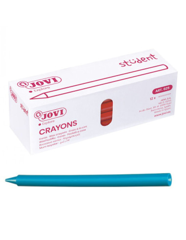 CERAS JOVI PLASTICOLOR AZUL CLARO 25 uds